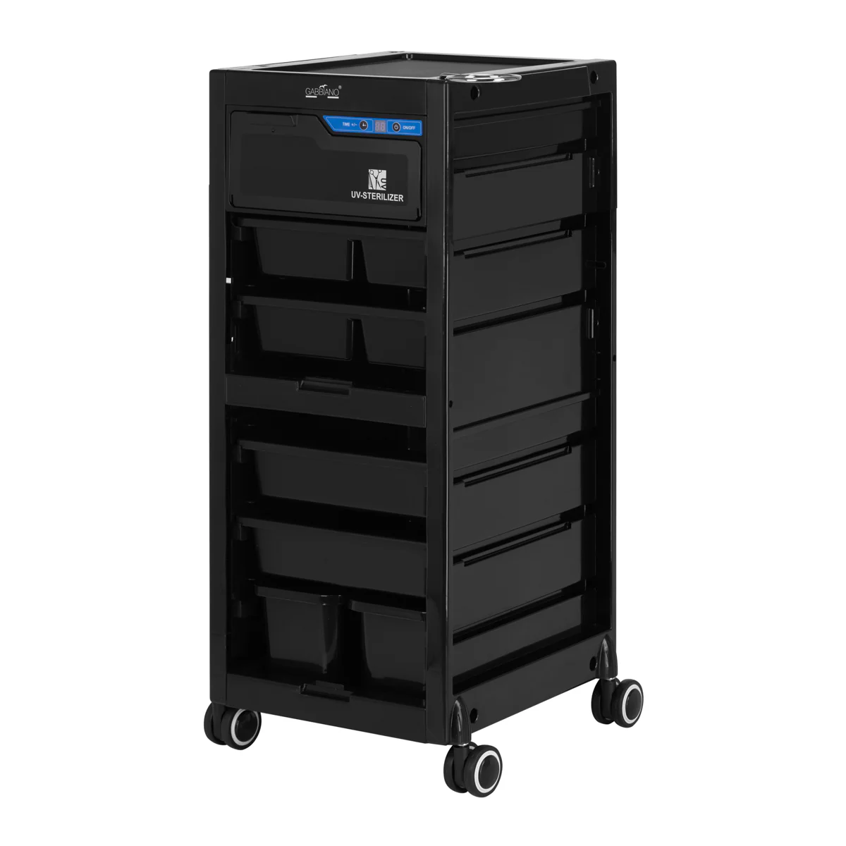 Gabbiano Hairdresser's Helper with UV Sterilizer 68UV Black - Image 3