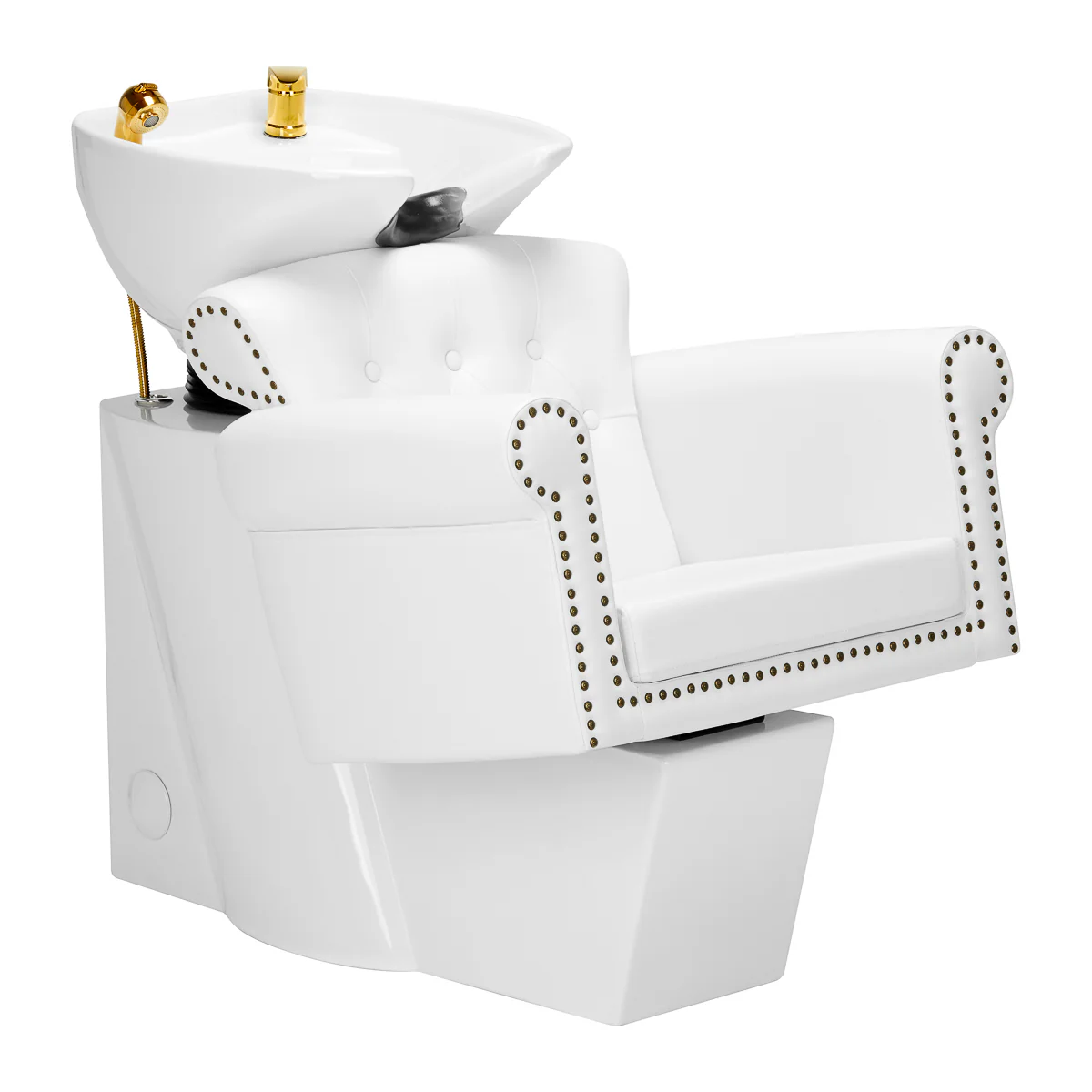 Gabbiano Hairdressing Backwash Unit Berlin Gold & White