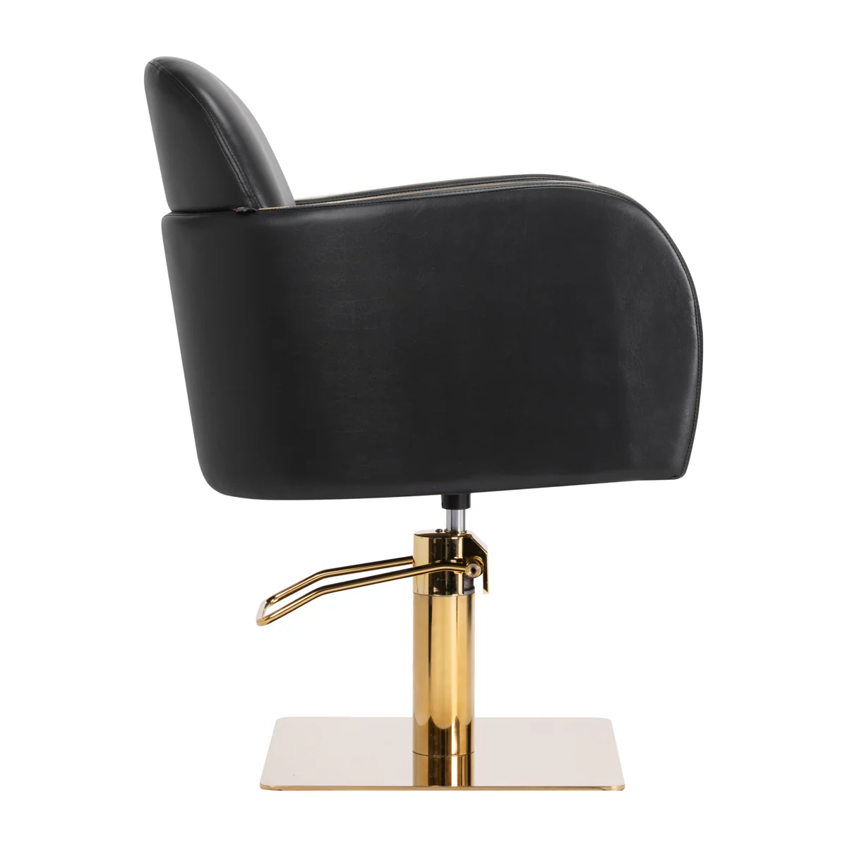 Gabbiano hairdressing chair Malaga gold black - Image 7