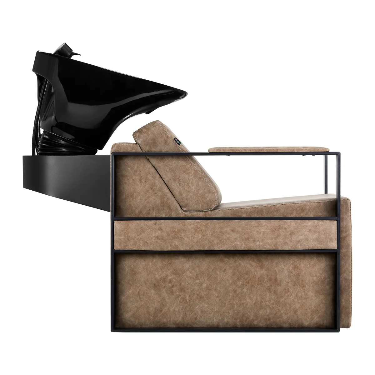 Gabbiano Hairdressing Wash Unit Modena Black Antique - Image 2
