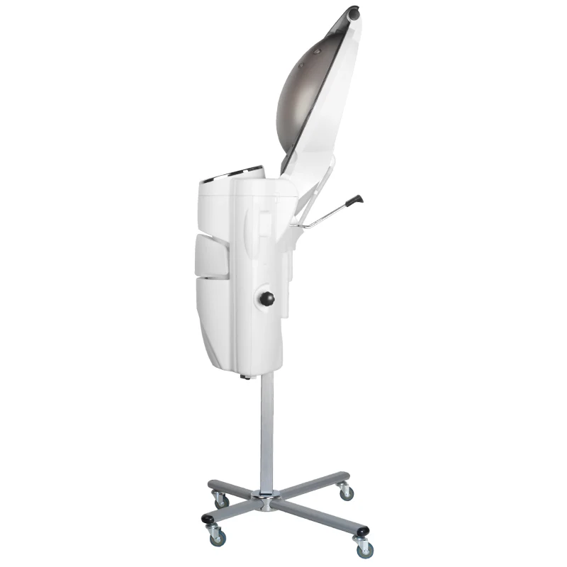 Gabbiano white standing hairdressing sauna with active ozone