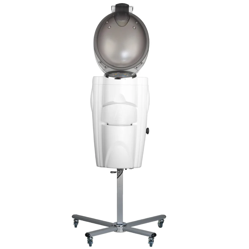 Gabbiano white standing hairdressing sauna with active ozone - Image 4