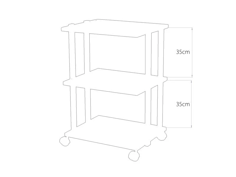 Giovanni Cosmetic Trolley Type 1041 - Image 6