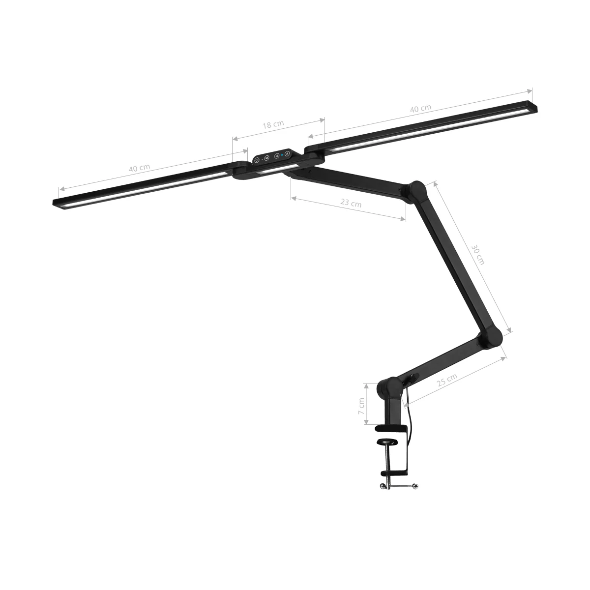 Glow L04 Black Tabletop Lamp for Beauty Treatments, Eyelash Extensions, Nail Styling & Makeup - Image 4