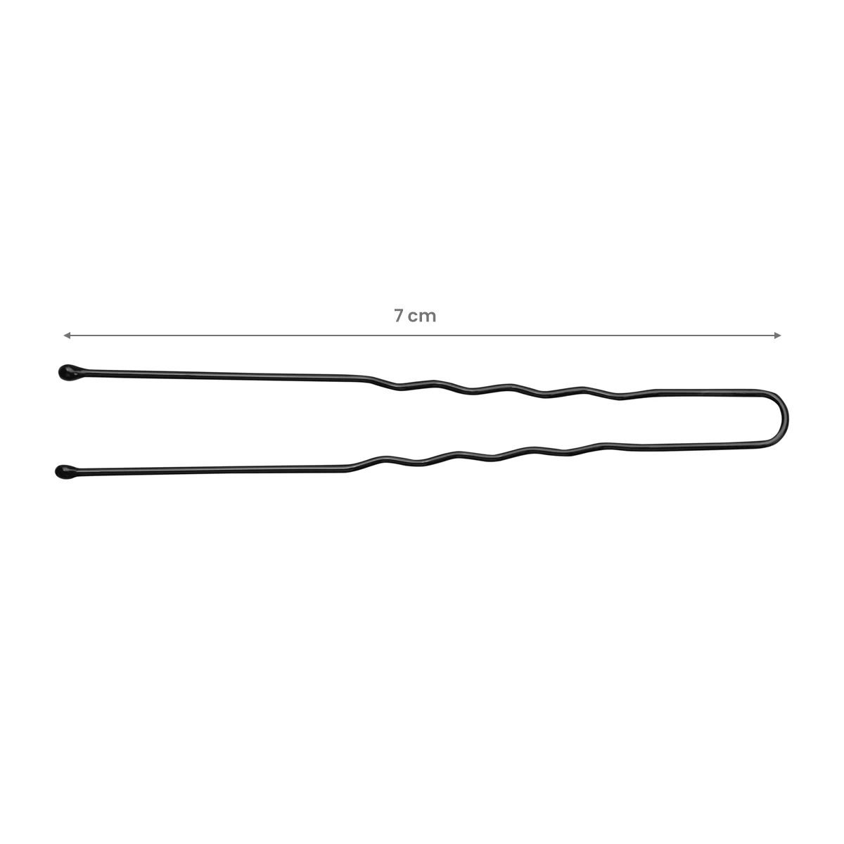 ACTIVESHOP Hairdressing buns for hair e-65 300 pieces 7 cm black - Image 3