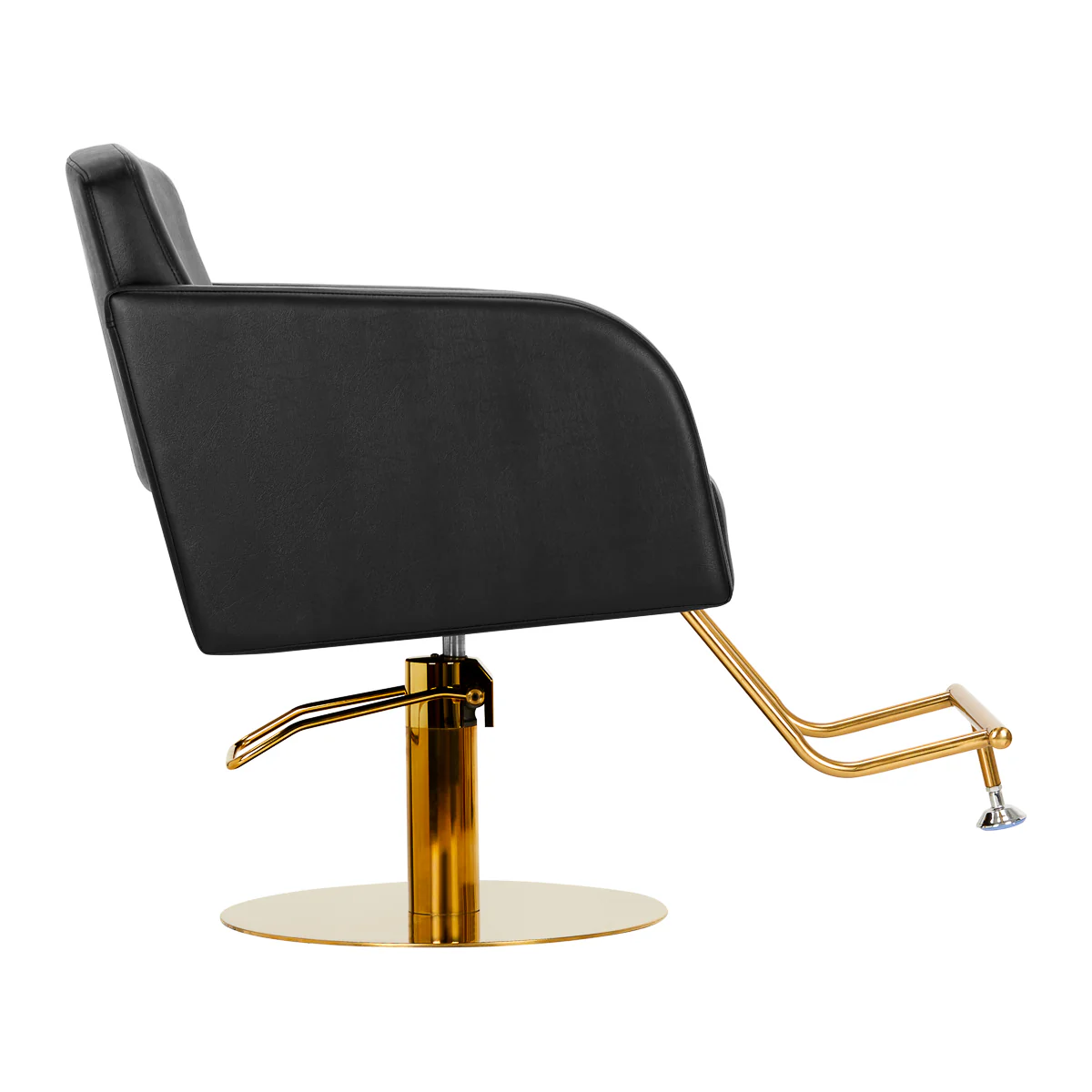 Hairdressing chair Gabbiano Turyn black gold - Image 6