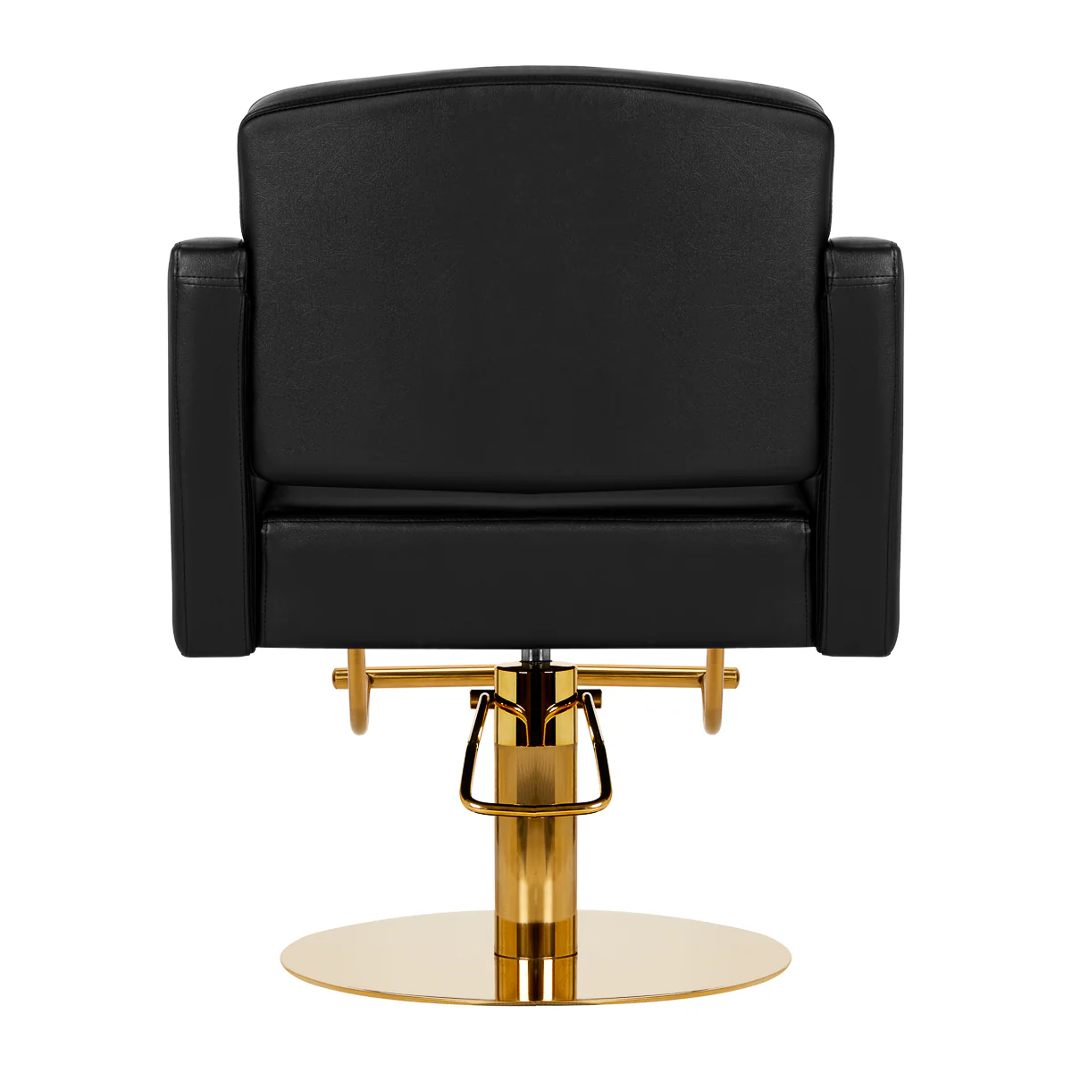 Hairdressing chair Gabbiano Turyn black gold - Image 7
