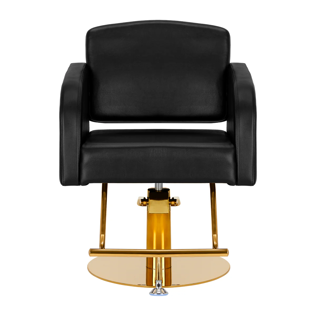 Hairdressing chair Gabbiano Turyn black gold - Image 8