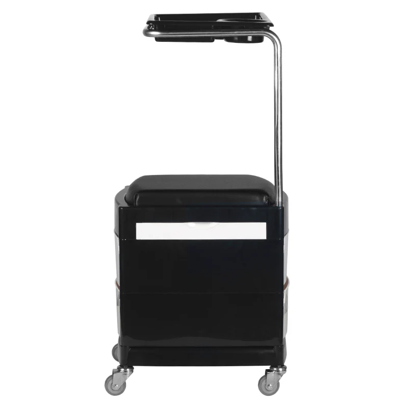 ACTIVESHOP Helper - pedicure stool 16 plus black / white - Image 4