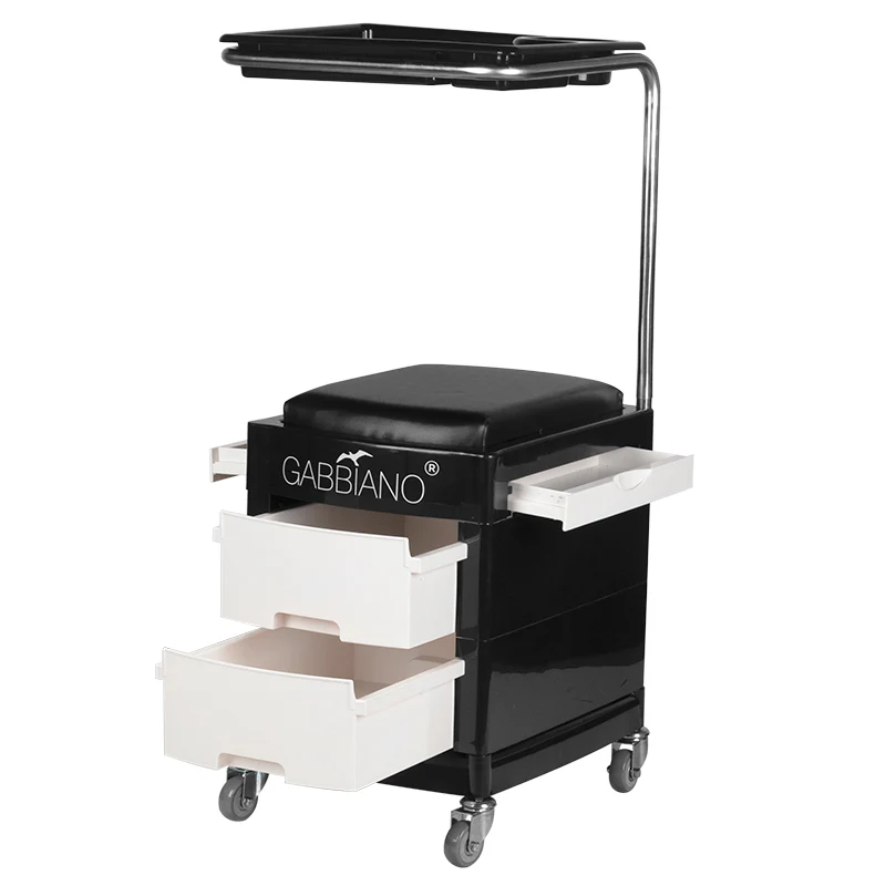 ACTIVESHOP Helper - pedicure stool 16 plus black / white - Image 5