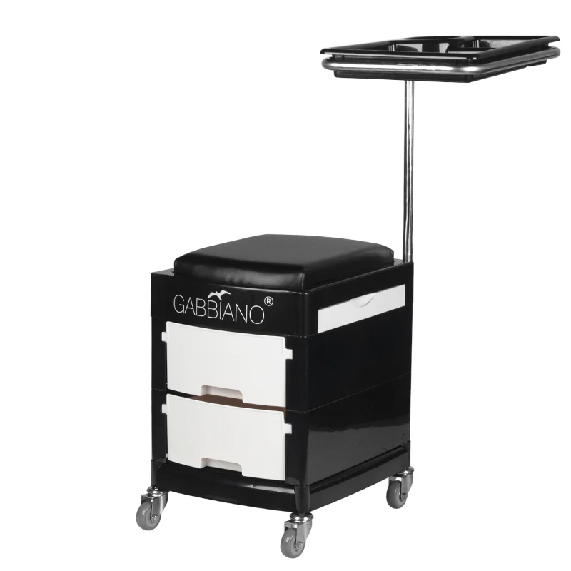 ACTIVESHOP Helper - pedicure stool 16 plus black / white - Image 6