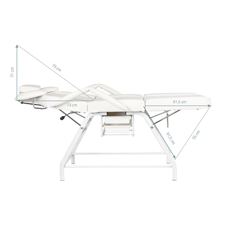 ACTIVESHOP Ivette eyelash treatment chair white - Image 10