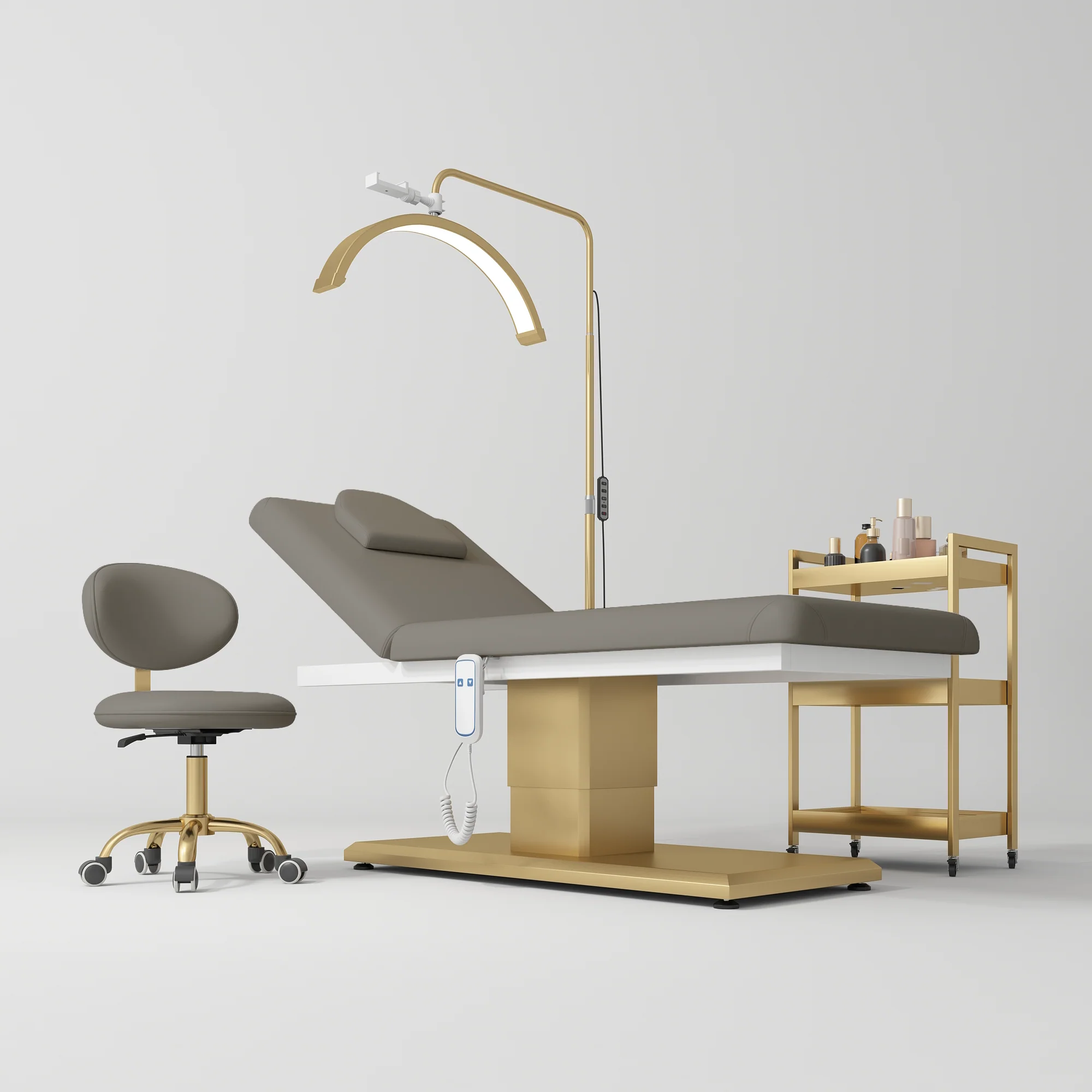 Manufakturo Chérie Premium Electric 4-piece Salon Set Deep Ash