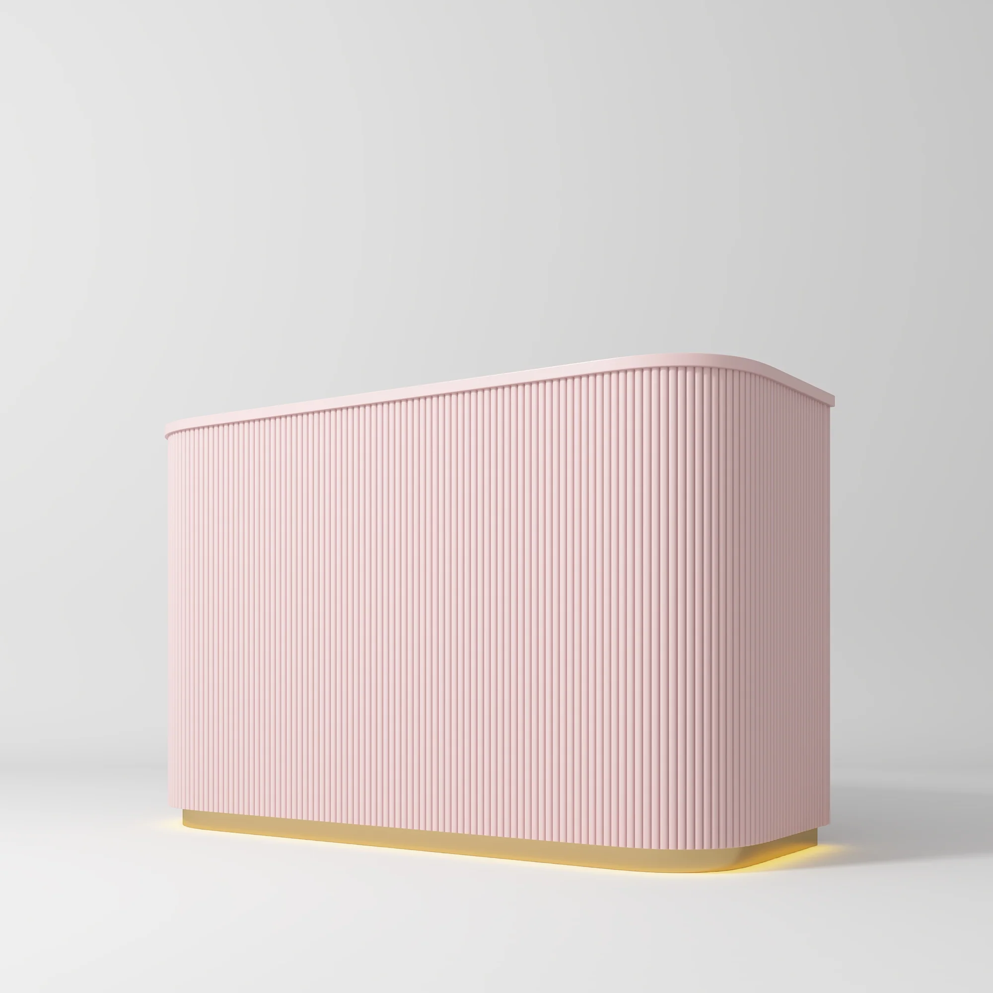 Manufakturo Complete Set 02 Reception Area - Chair & Sofa for Luxury Salon Waiting Area Light Pink - Image 2