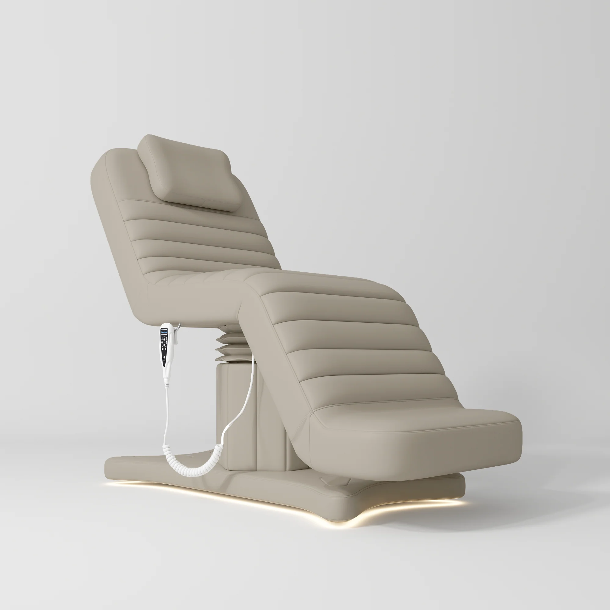 Manufakturo Grandeur Stone Taupe The Complete Studio Set - Beauty Bed, Chair, Moonlight & Trolley - Image 2