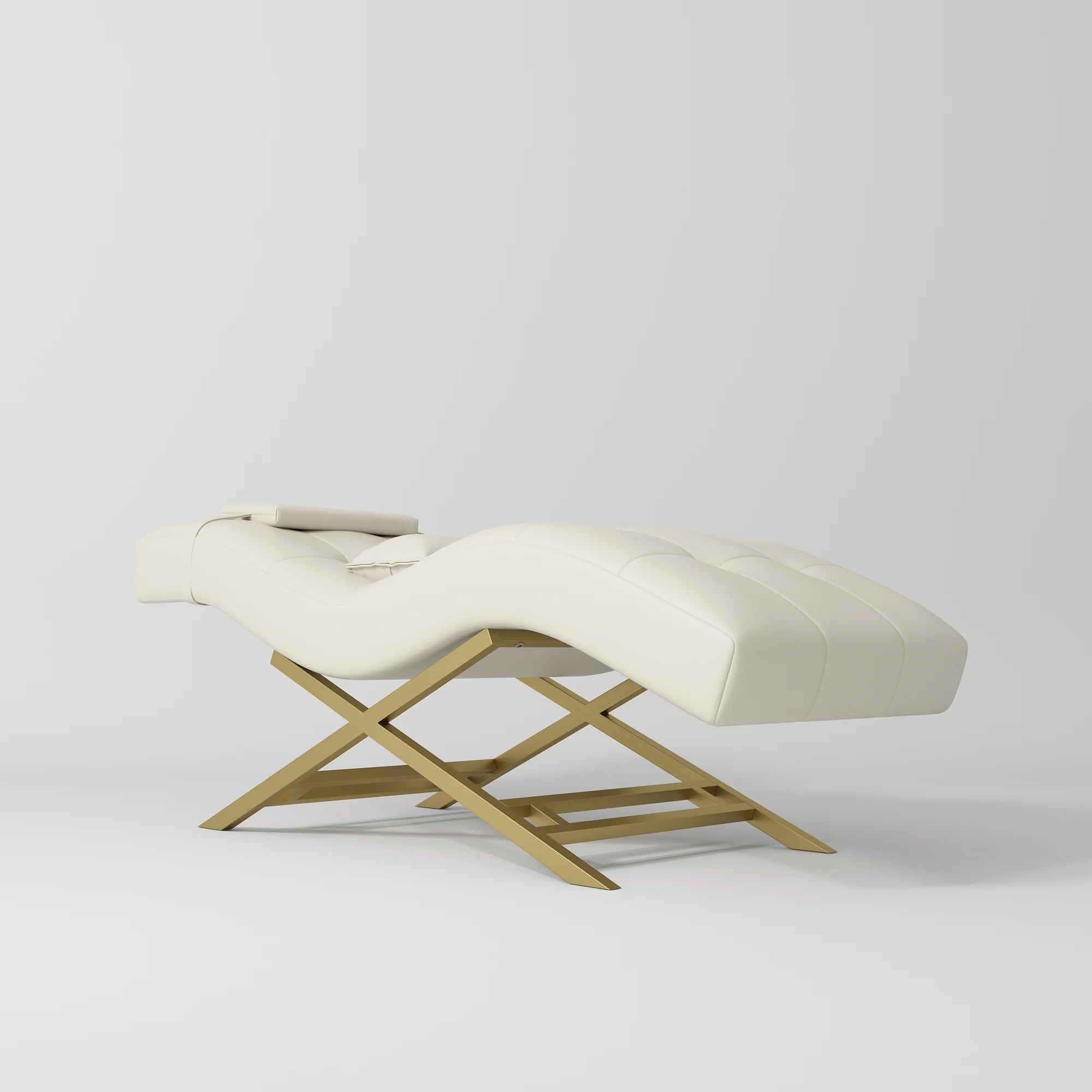 Manufakturo Majesty Lash Bed - Adjustable Headrest Creamy