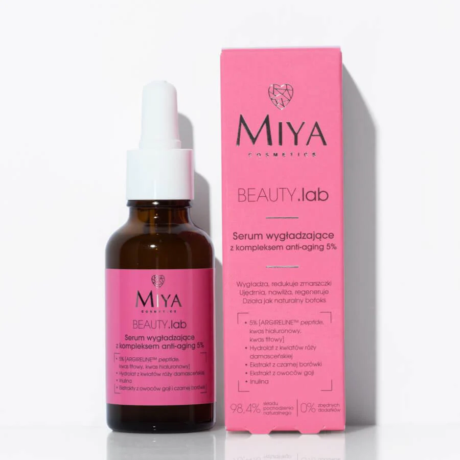 Miya Cosmetics BEAUTYlab Smoothing Face Serum Anti-Aging Complex 5% - Image 3