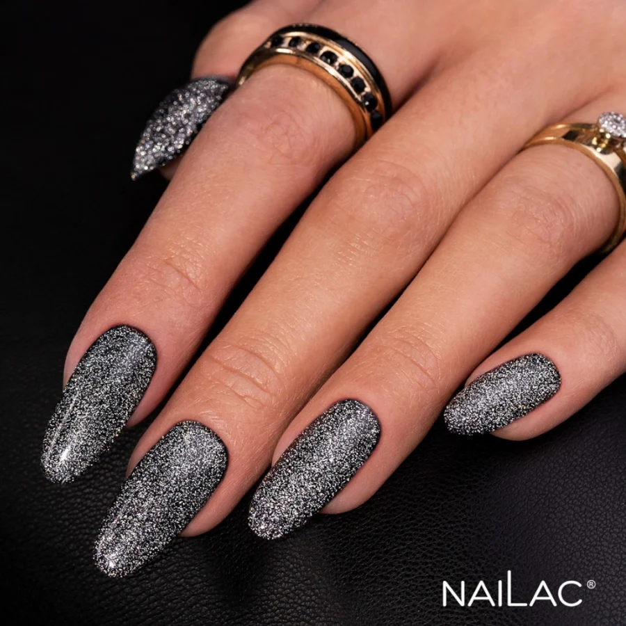 NaiLac Hybrid UV/LED Top Flash Silver - Image 3