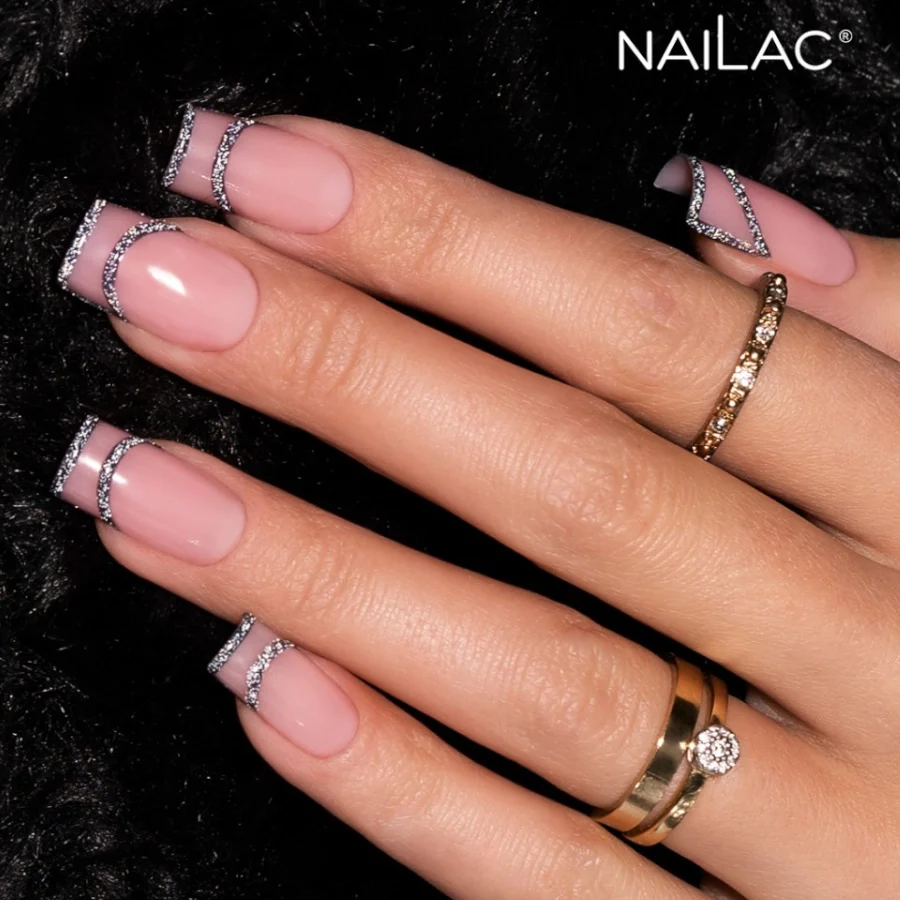 NaiLac Hybrid UV/LED Top Flash Silver - Image 4