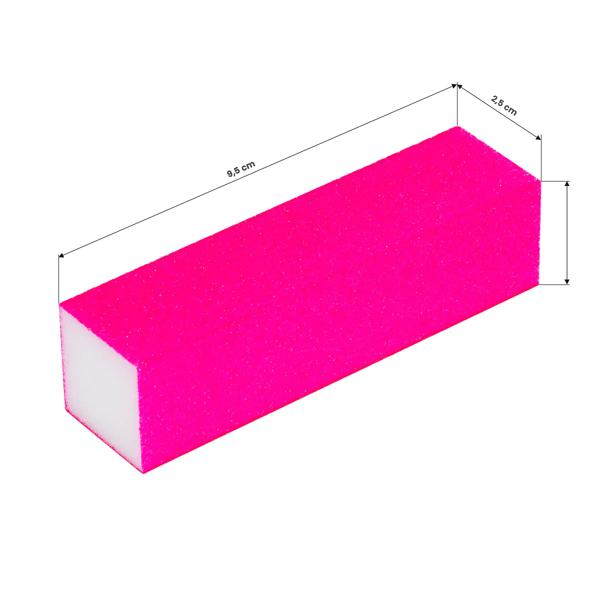 Ocho Nails Nail Block Buffer Pink Grit 320 10pcs - Image 4