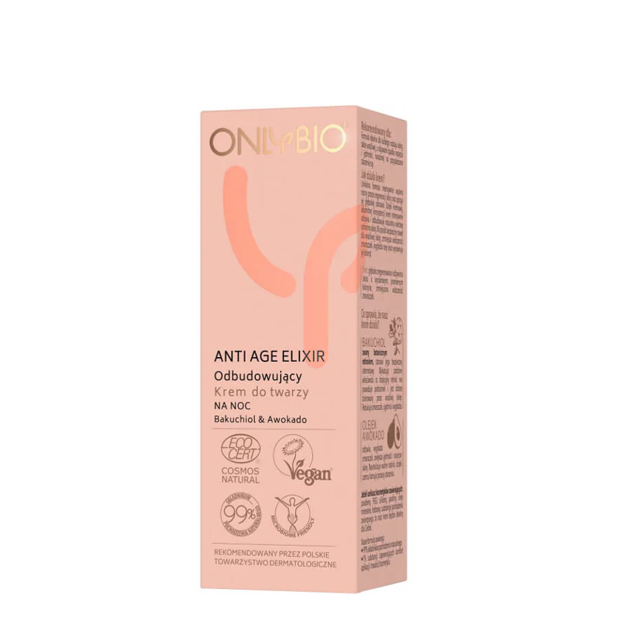 OnlyBio Anti-Age Elixir Rebuilding Face Night Cream - Image 2