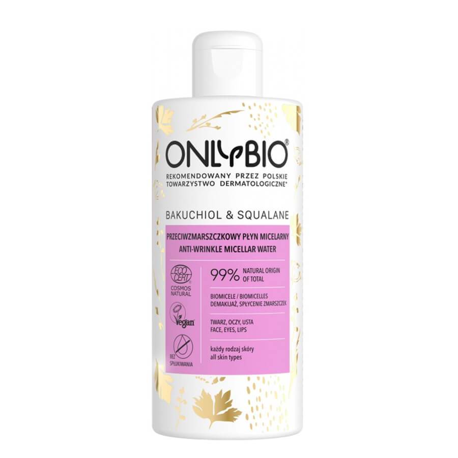 OnlyBio Bakuchiol & Squalane Anti Wrinkle Face Micellar Water