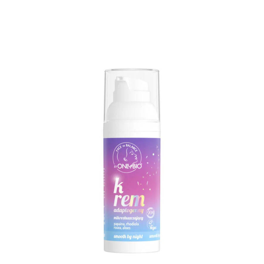 OnlyBio Face Balance Adaptogenic Micro Exfoliating Face Night Cream