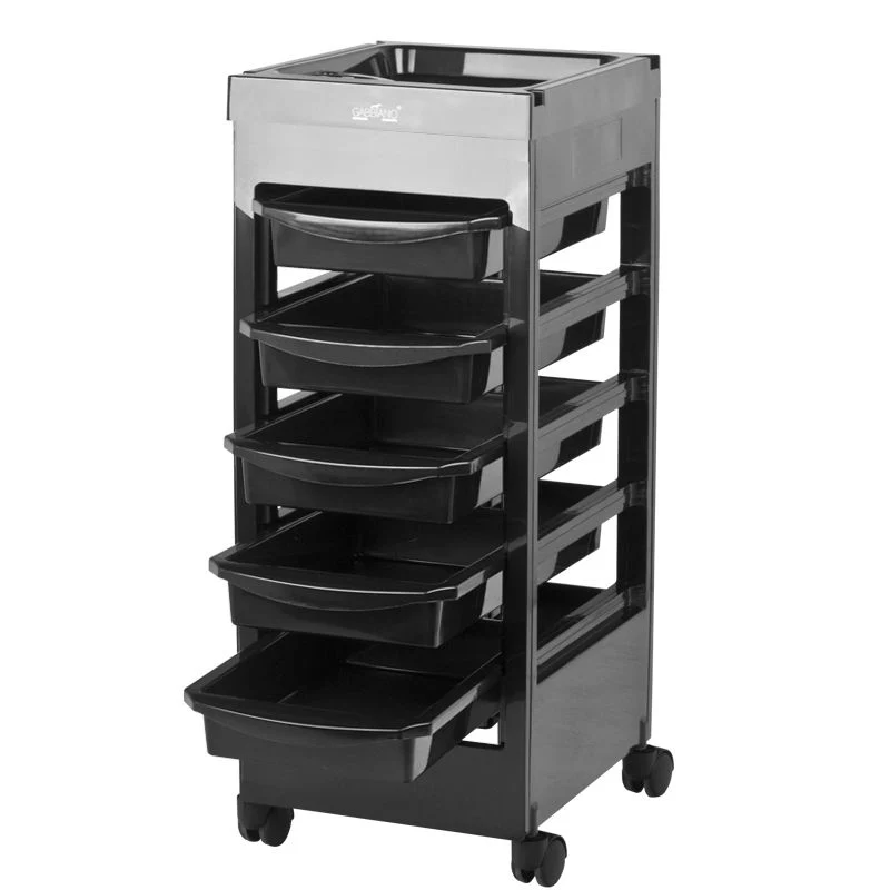 OUTLET Gabbiano Hairdresser Trolley 048A Black - Image 10