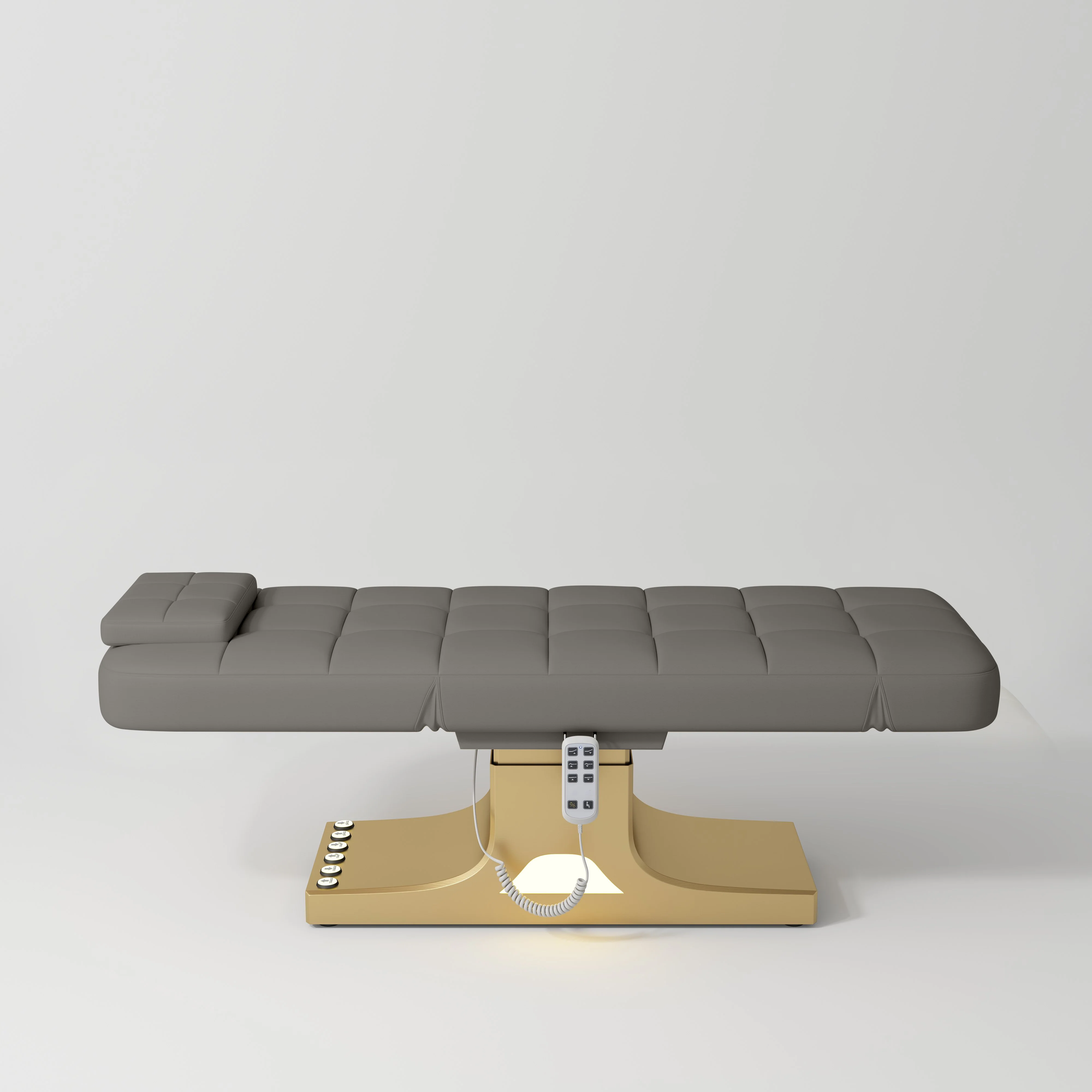 OUTLET Manufakturo Saphir version A Luxury Electric Lash Beauty Bed - Hand & Foot Controls Deep Ash - Image 5