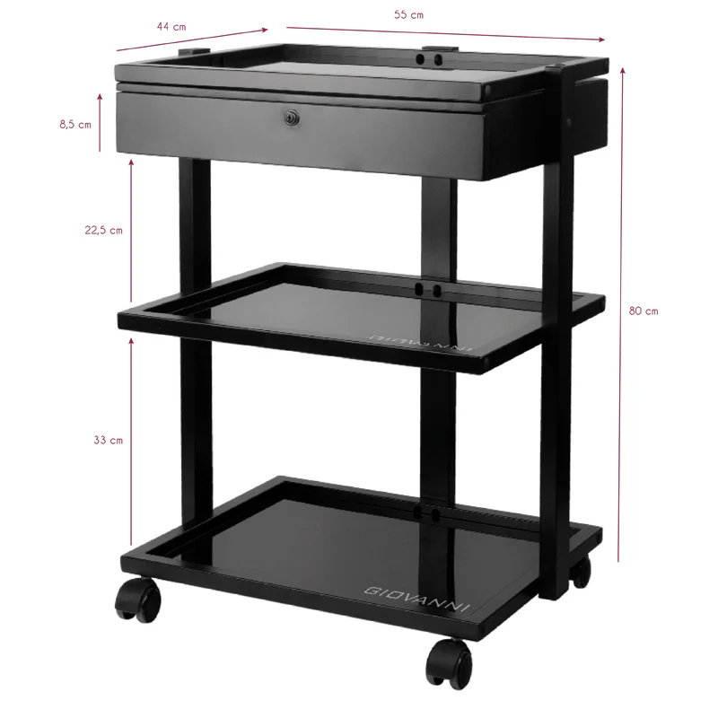Pro Ink Tattoo Assistant Trolley 1040A Black - Image 5