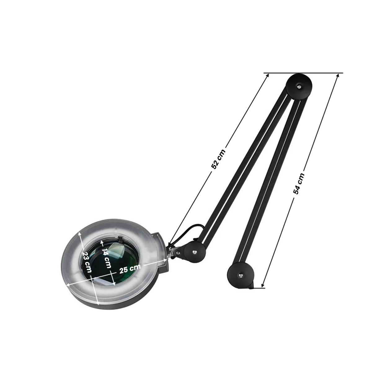ACTIVESHOP S4 magnifier lamp + black tripod - Image 4