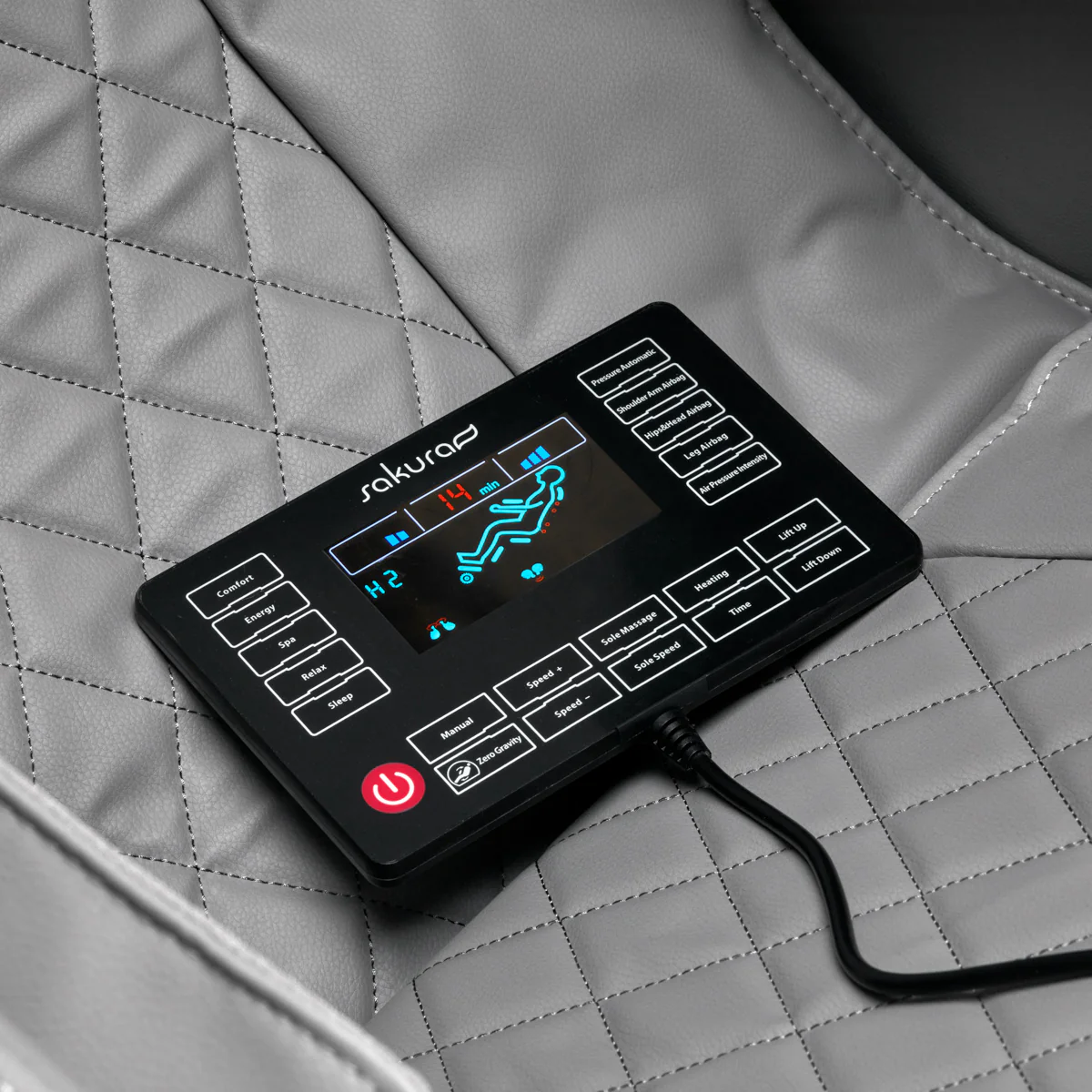 Sakura Massage Chair Classic 305 Grey - Image 11