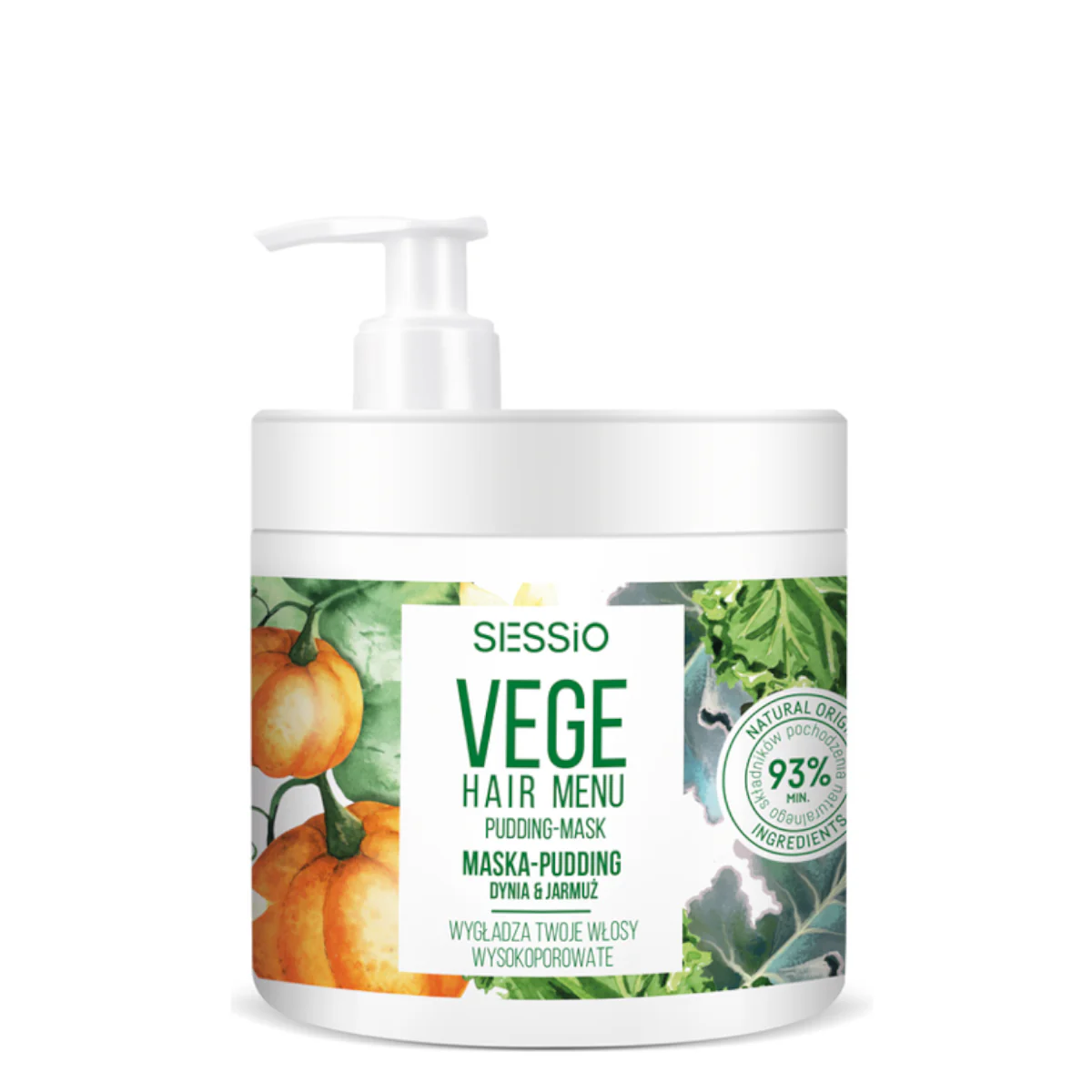 Sessio Vege Hair Menu Pudding Mask High Porosity Hair