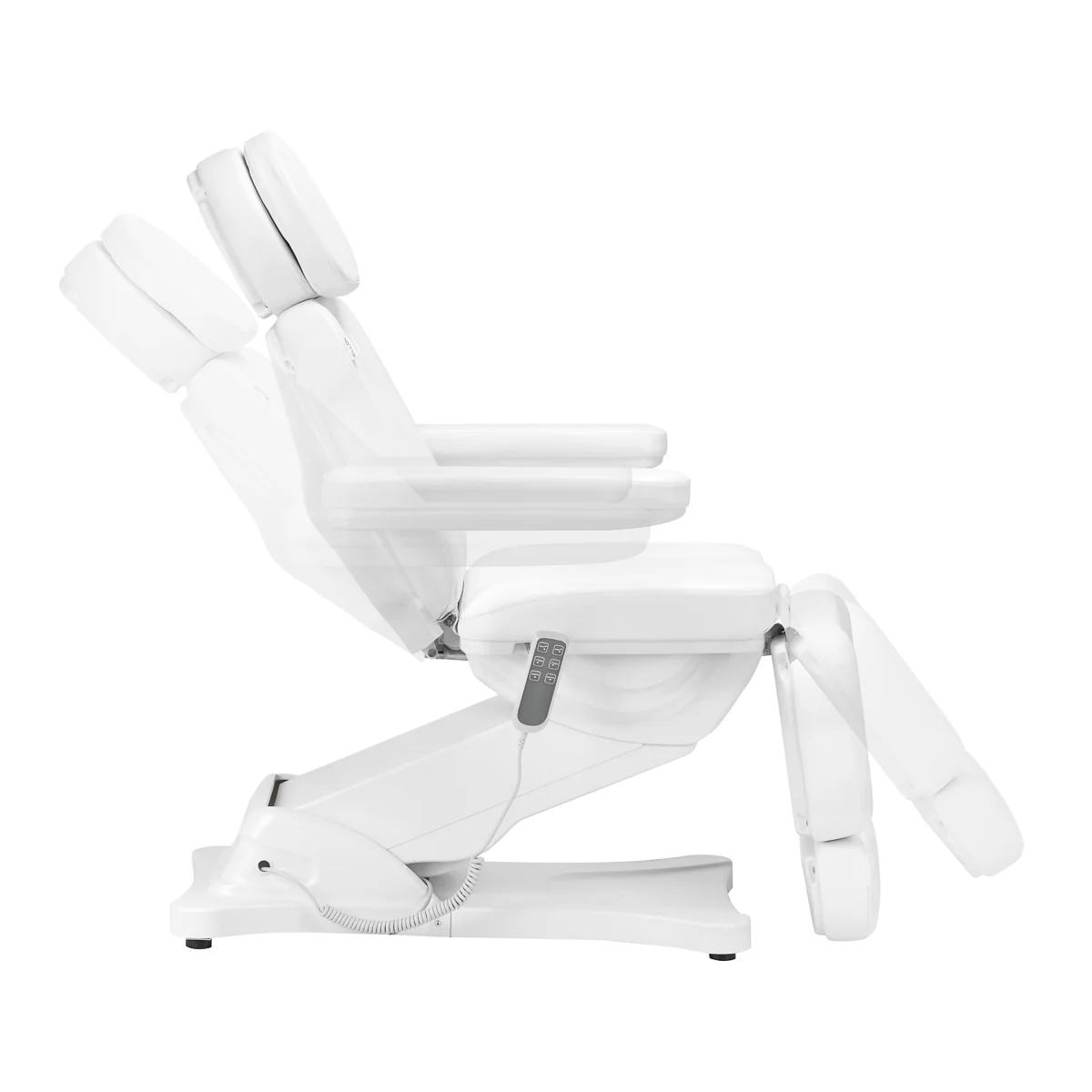 Sillon Electric Cosmetic Chair Classic 3 Motors White - Image 5