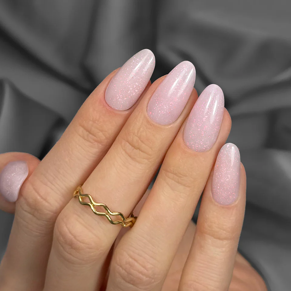 Slowianka Pinky Holo Cover Builder Gel - Ideal Tixotropic - Image 2