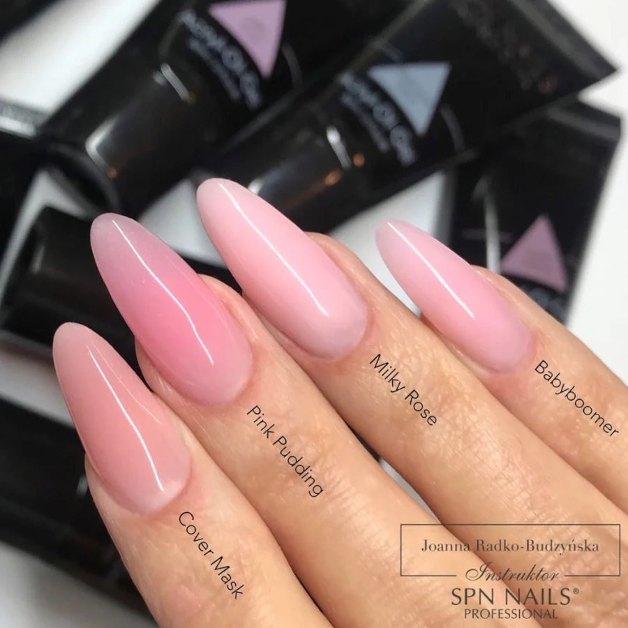 SPN Nails Acryl-O!-Gel Acrylic Gel Milky Rose - Image 2