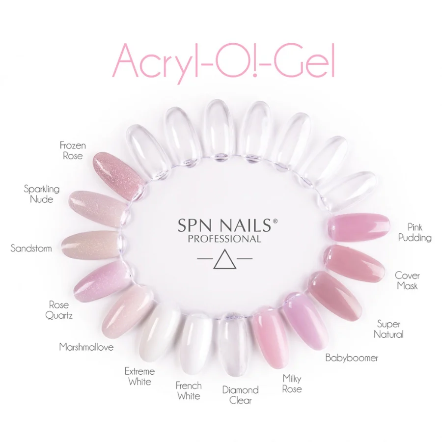 SPN Nails Acryl-O!-Gel Acrylic Gel Milky Rose - Image 5