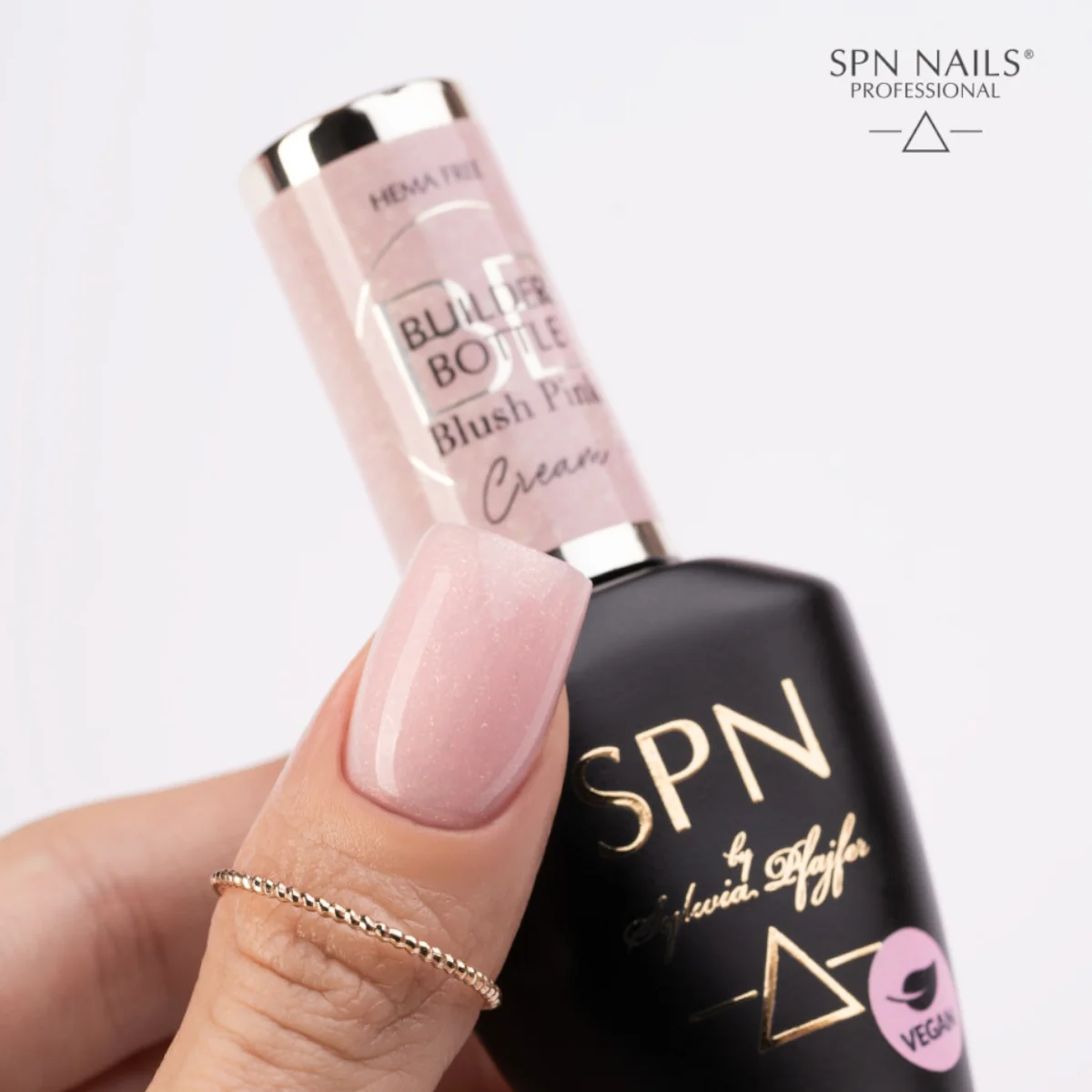 SPN Nails Builder Bottle Cream Blush Pink - Image 6
