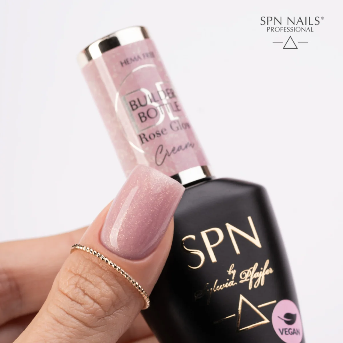 SPN Nails Builder Bottle Cream Rose Glow - Image 4