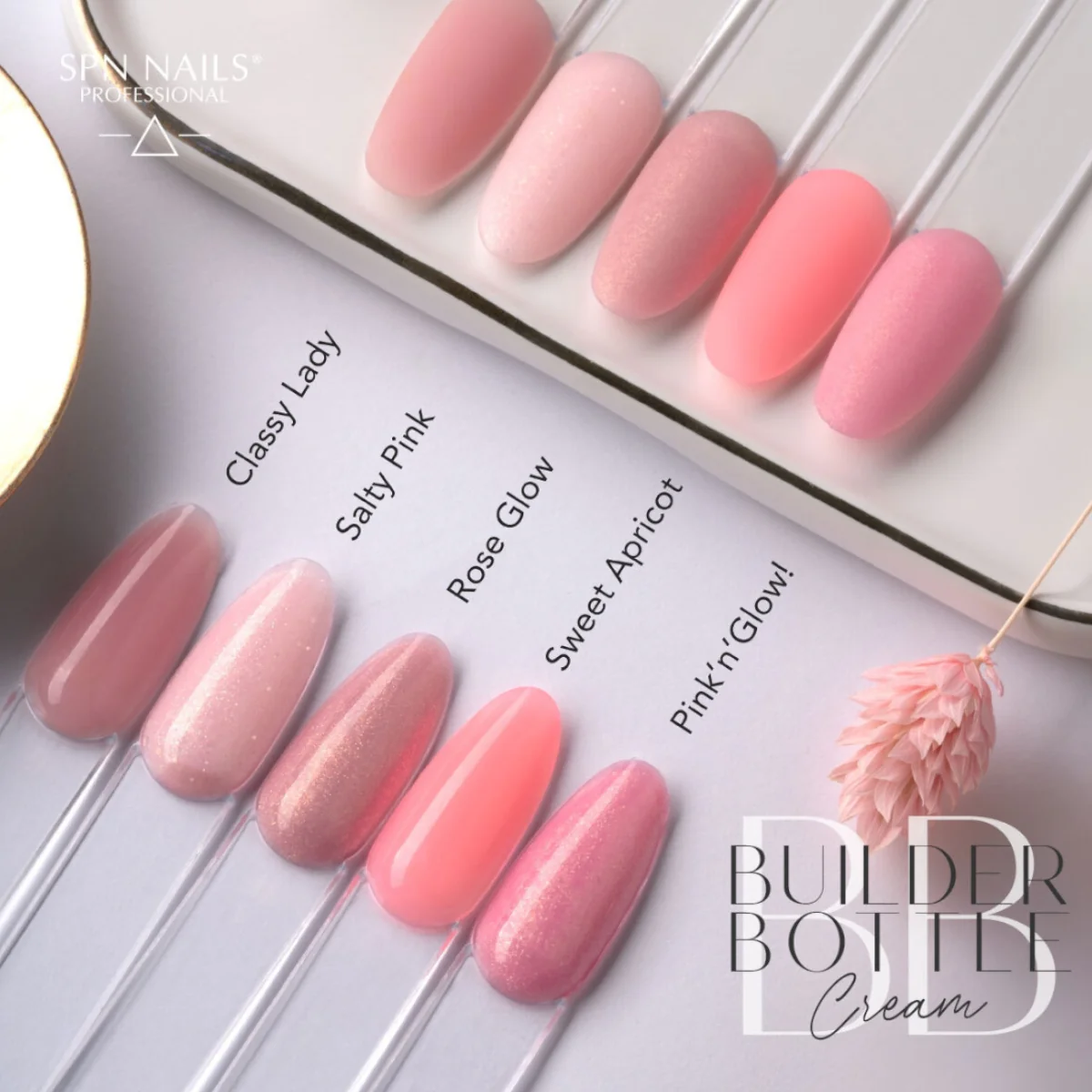 SPN Nails Builder Bottle Cream Rose Glow - Image 5