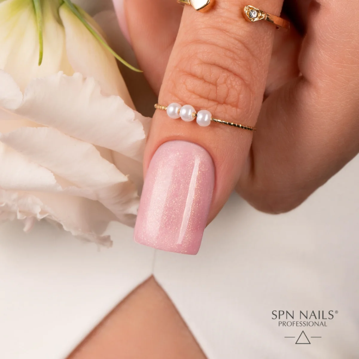 SPN Nails Builder Bottle Cream Rose Glow - Image 6