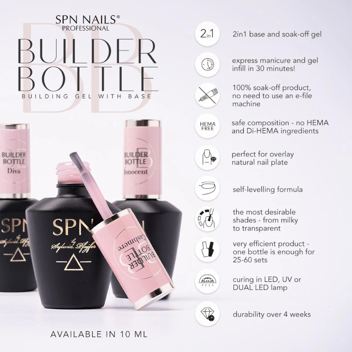 SPN Nails Builder Bottle Innocent - Image 4