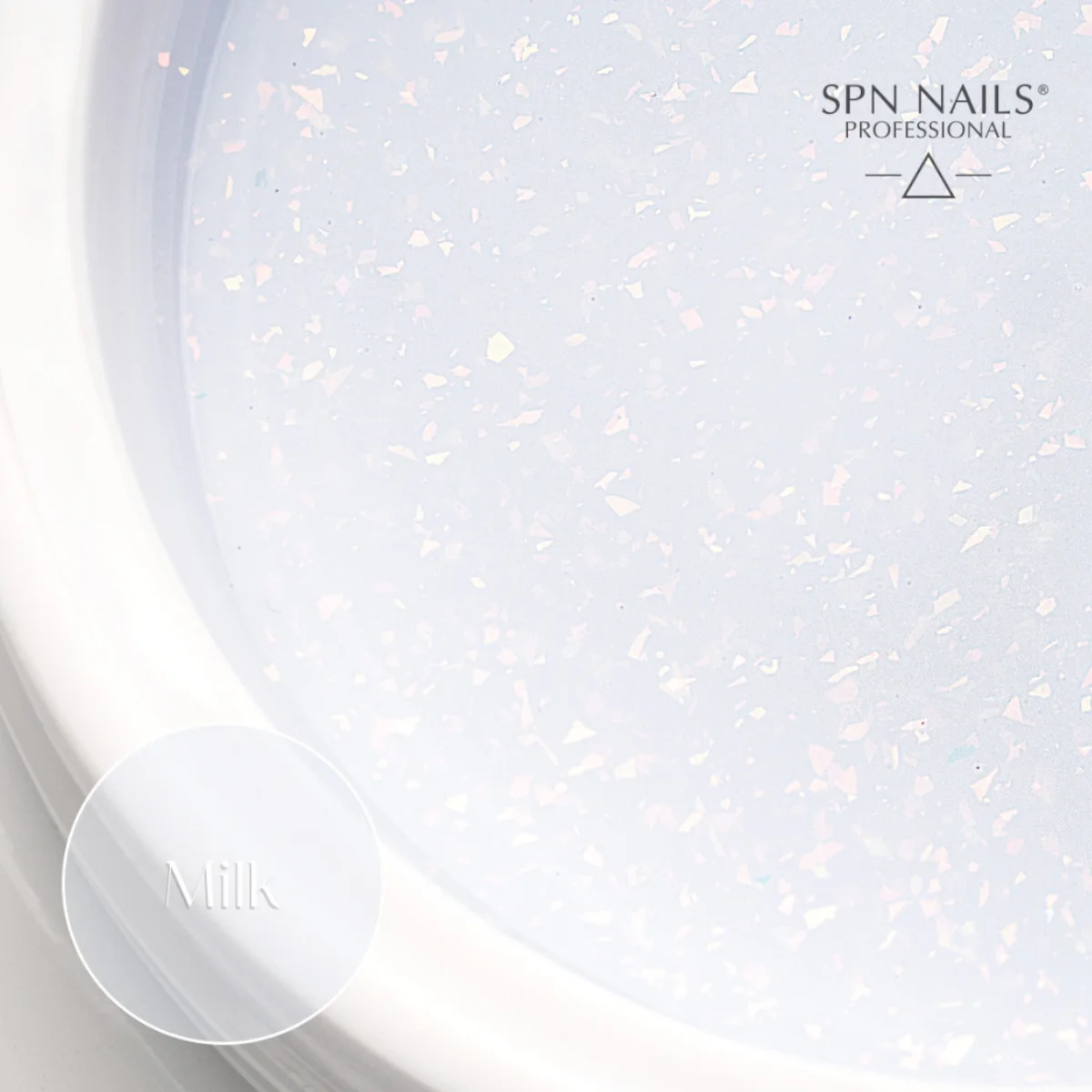 SPN Nails Builder Shine Gel Milk - Image 3