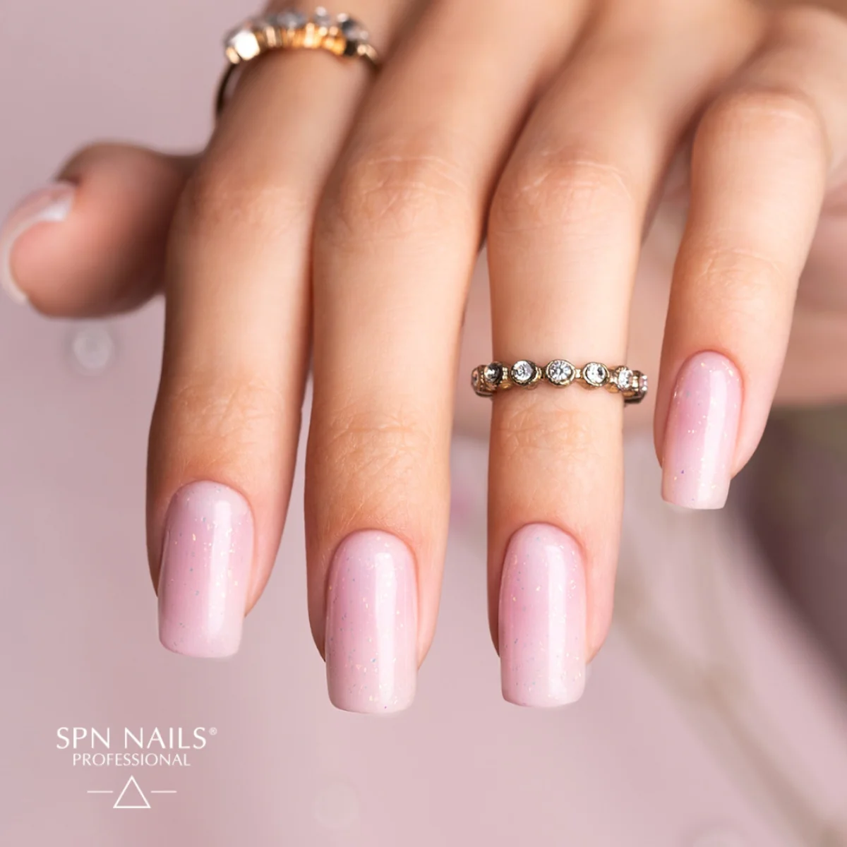 SPN Nails Builder Shine Gel Rose - Image 4