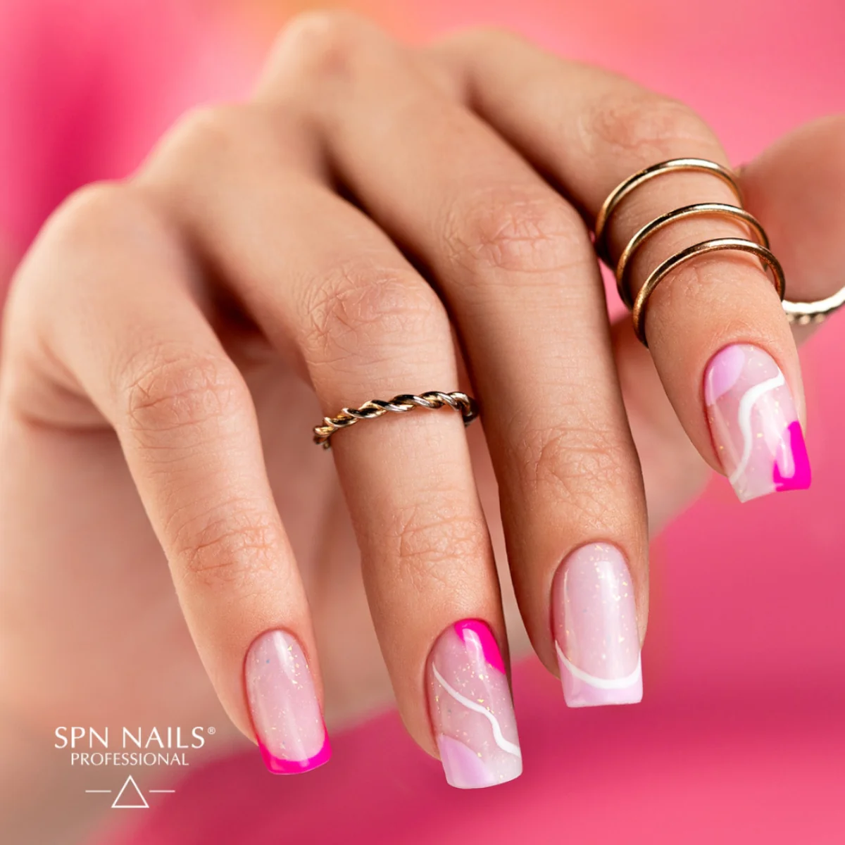 SPN Nails Builder Shine Gel Rose - Image 6