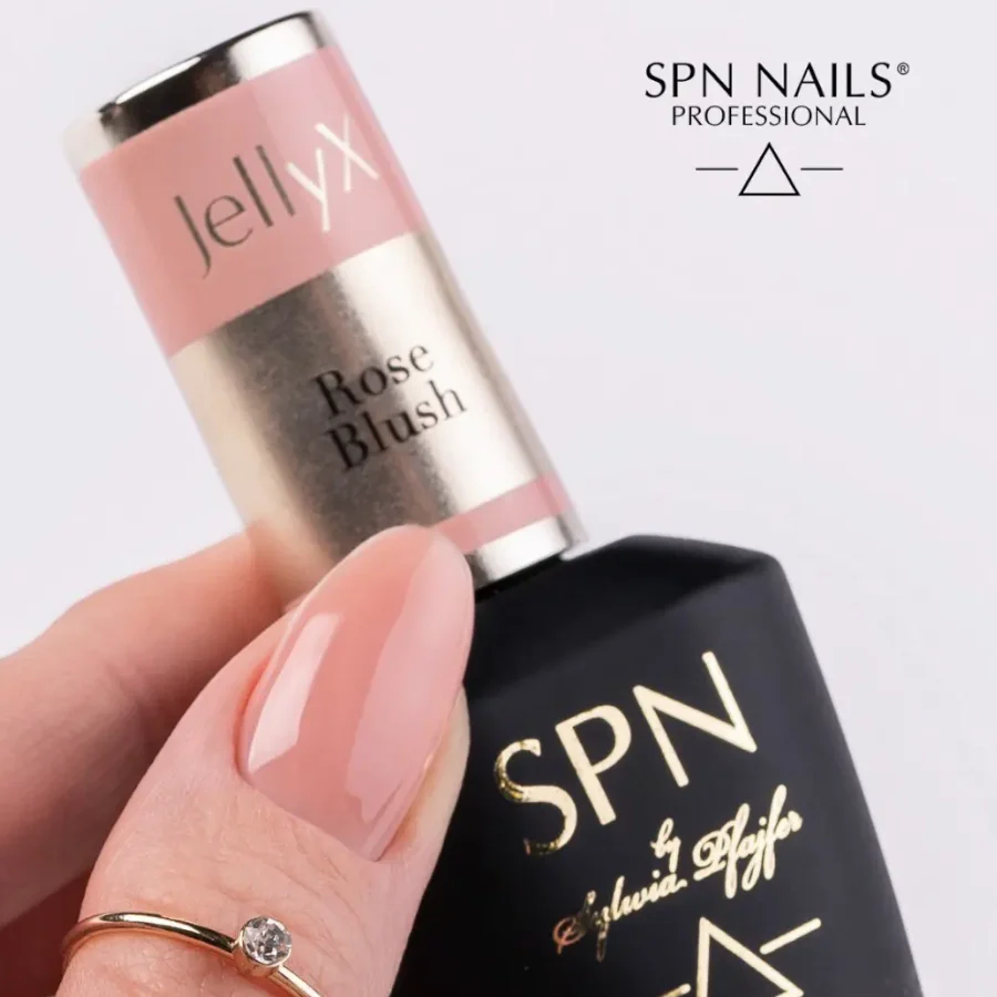 SPN Nails Jellyx UV/LED Gel Nail Polish Rose Blush - Image 2