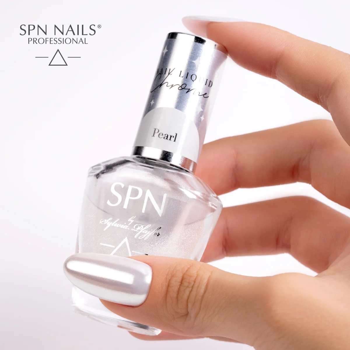 SPN Nails Nail Liquid Chrome Pearl Nail Dust - Image 3