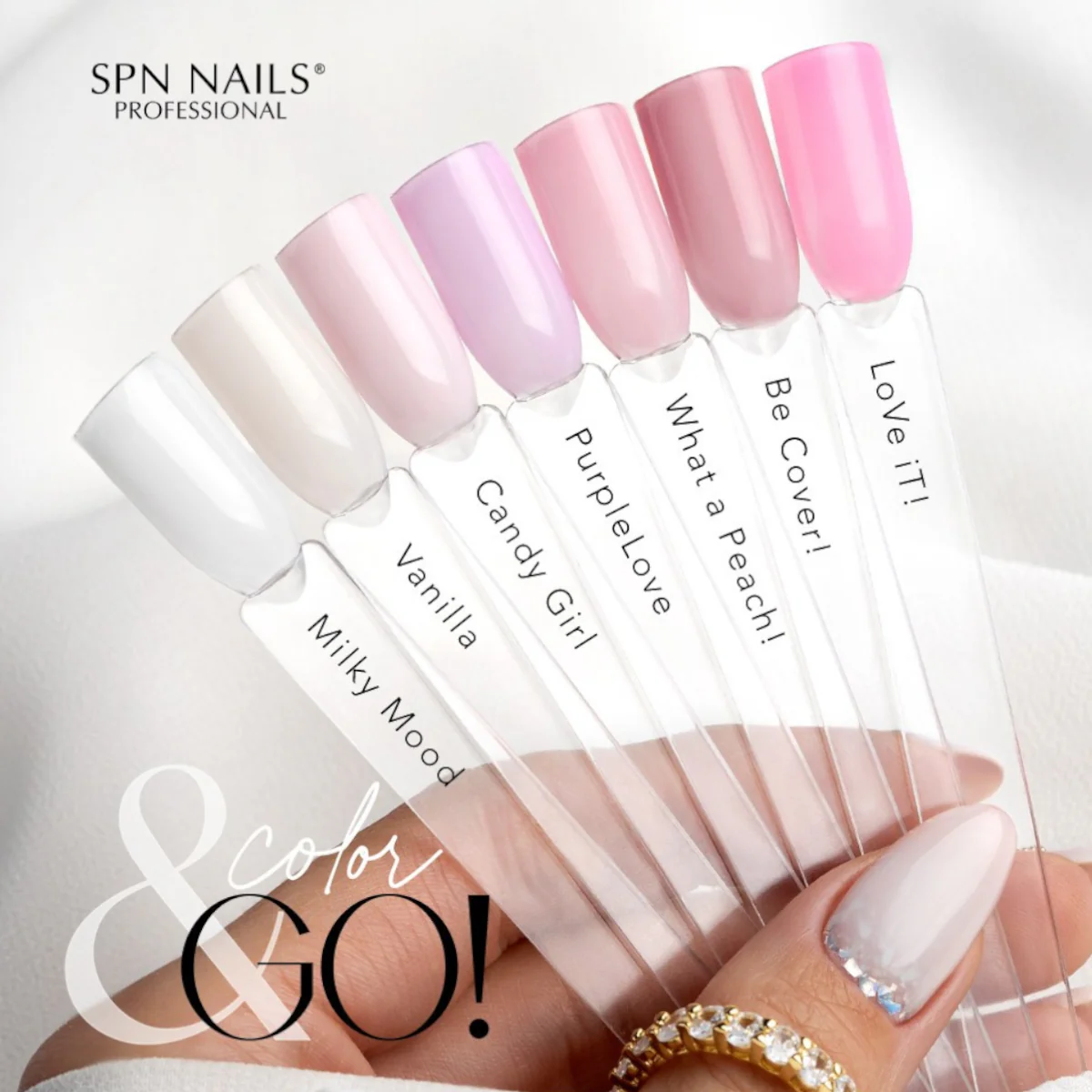 SPN Nails Rubber Base COLOR & GO! Be Cover! - Image 5