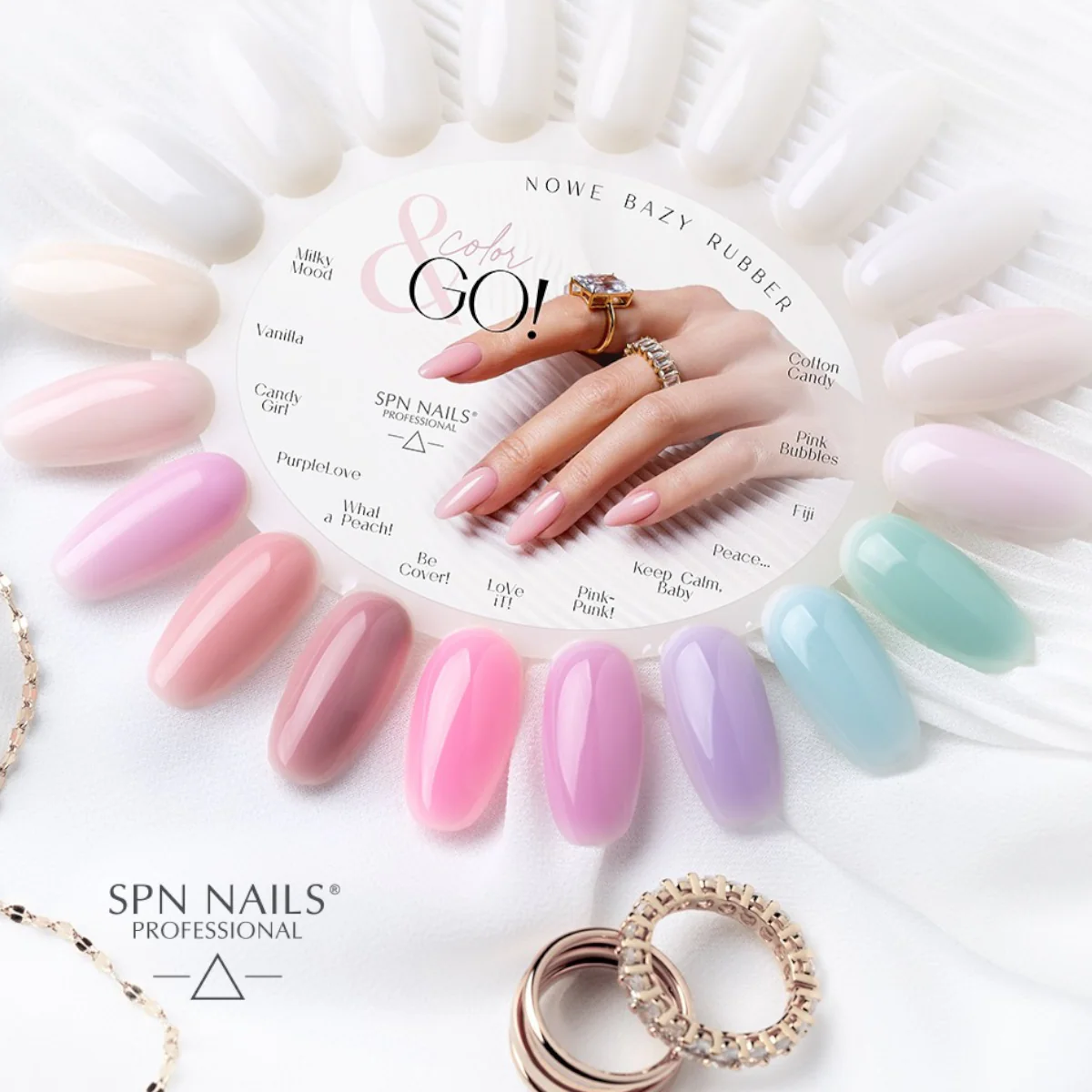 SPN Nails Rubber Base COLOR & GO! LoVe iT! - Image 6