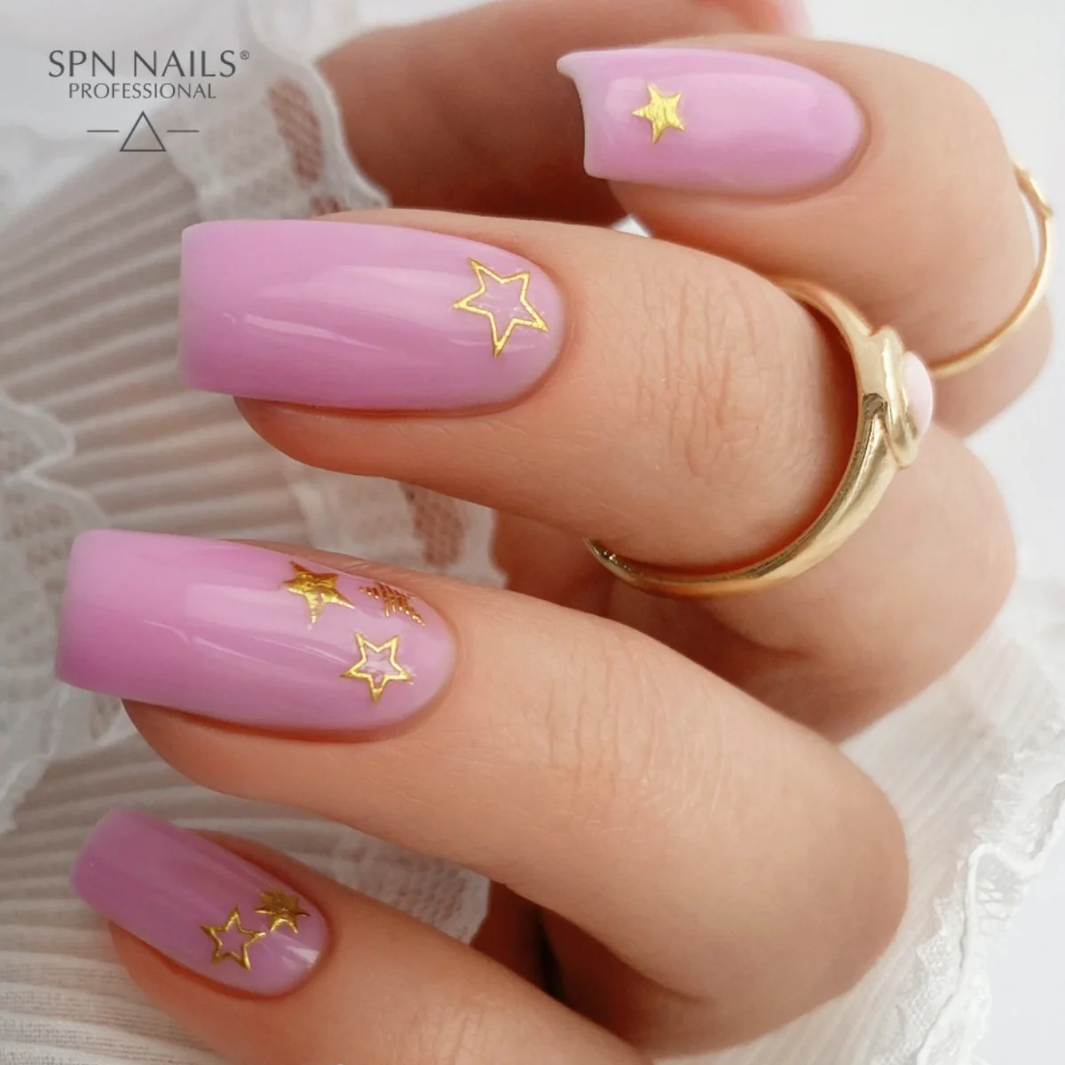 SPN Nails Rubber Base COLOR & GO! Pink-Punk! - Image 2